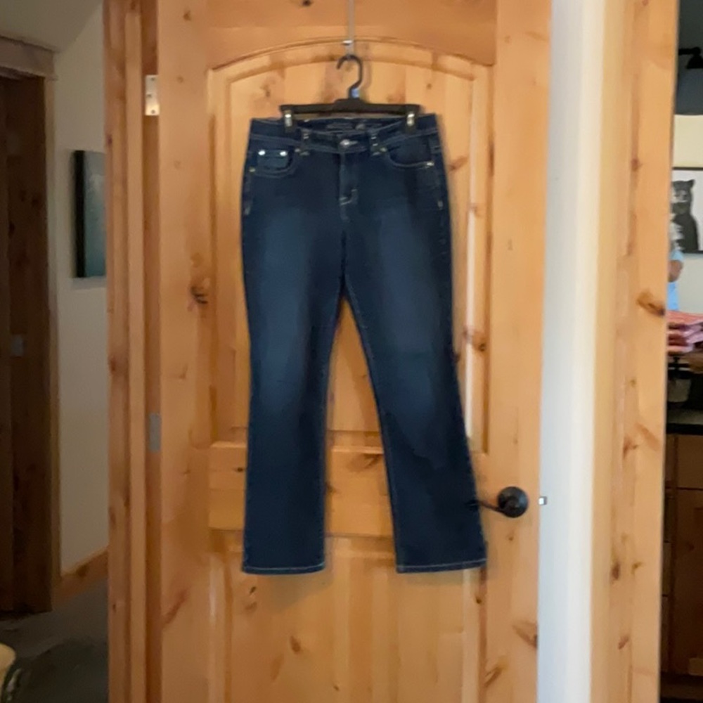 Style & Co. Blue Straight Leg Jeans Classic Denim